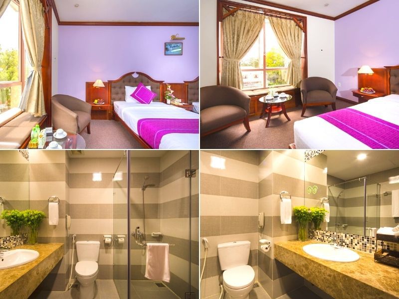 Không gian phòng Superior của khách sạn TTC Hotel Dalat