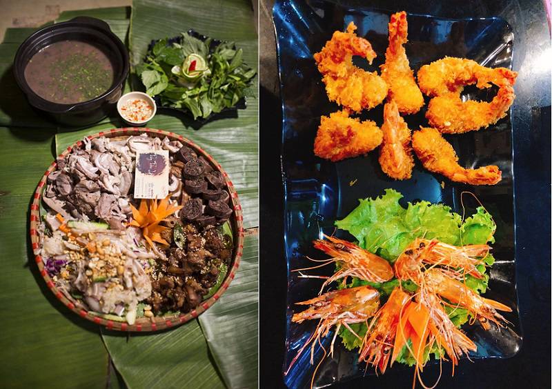 Một vài món ở Túy Tửu Lầu Đà Lạt