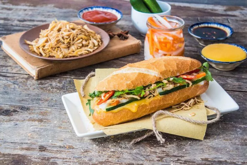 Hình ảnh bánh mì tại tiệm Cối Xay Gió Bánh mì ở tiệm Cối Xay Gió Đà Lạt