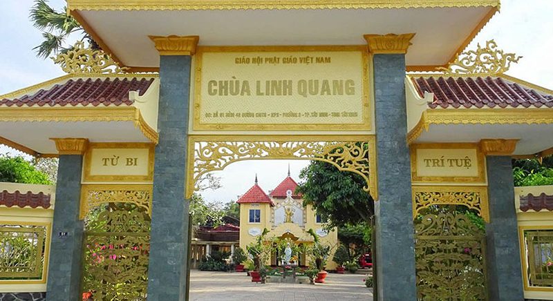 hình ảnh chùa linh quang