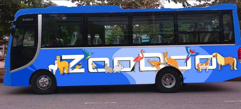xe bus đi sở thú ZooDoo