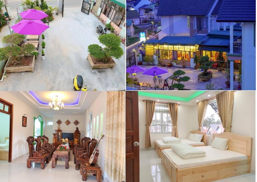 Bên trong villa Rose Đà Lạt