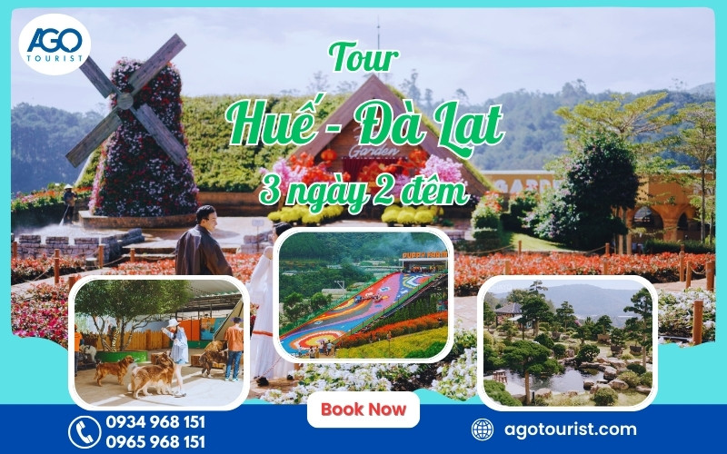 Tour du lịch Huế đi Đà Lạt 3 ngày 2 đêm