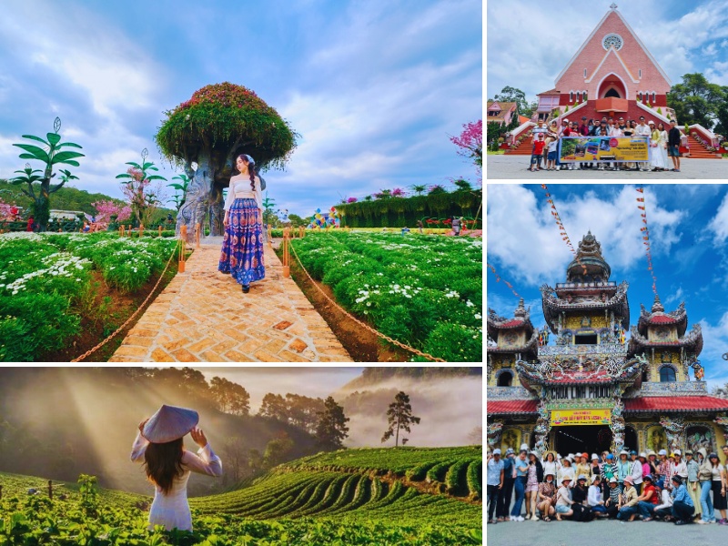 tour từ Hà Nội đi Đà Lạt 4 ngày 3 đêm
