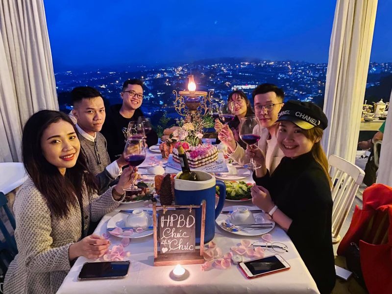 cafe Lululola Đà Lạt tiệc sinh nhật