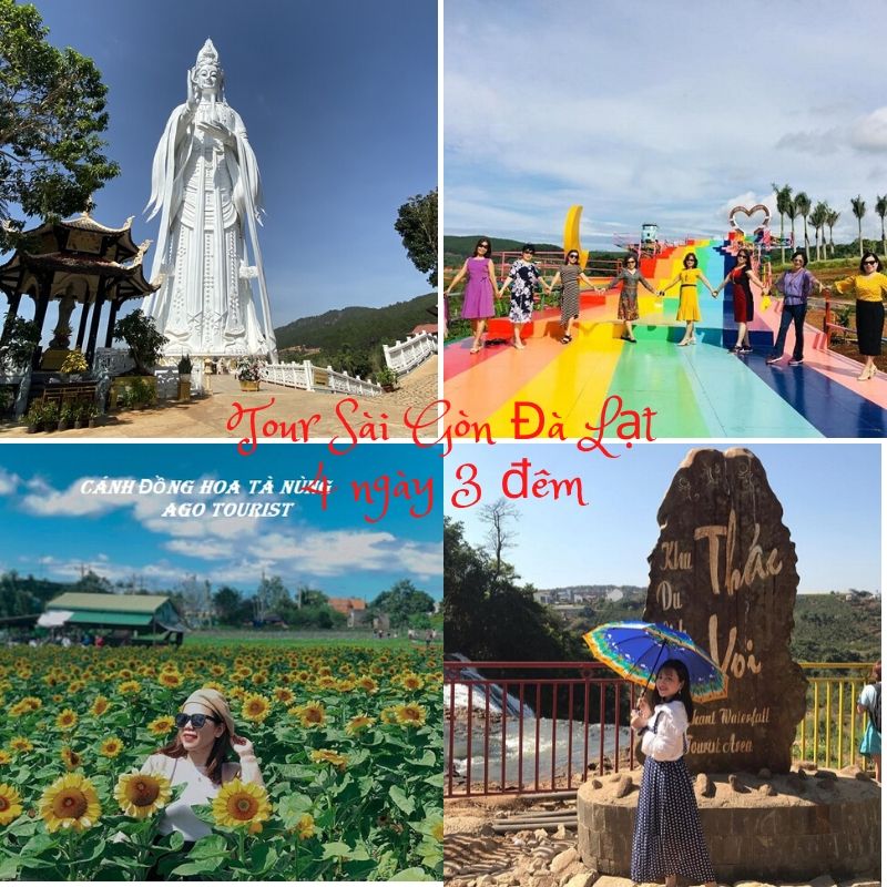Tour du lịch Sài Gòn Đà Lạt 4 ngày 3 đêm