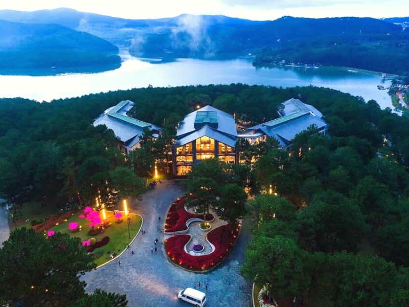 khách sạn gần hồ Tuyền Lâm