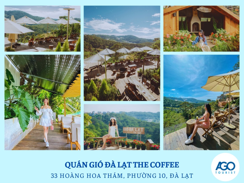 quán cafe view đồi núi đẹp ở Đà Lạt