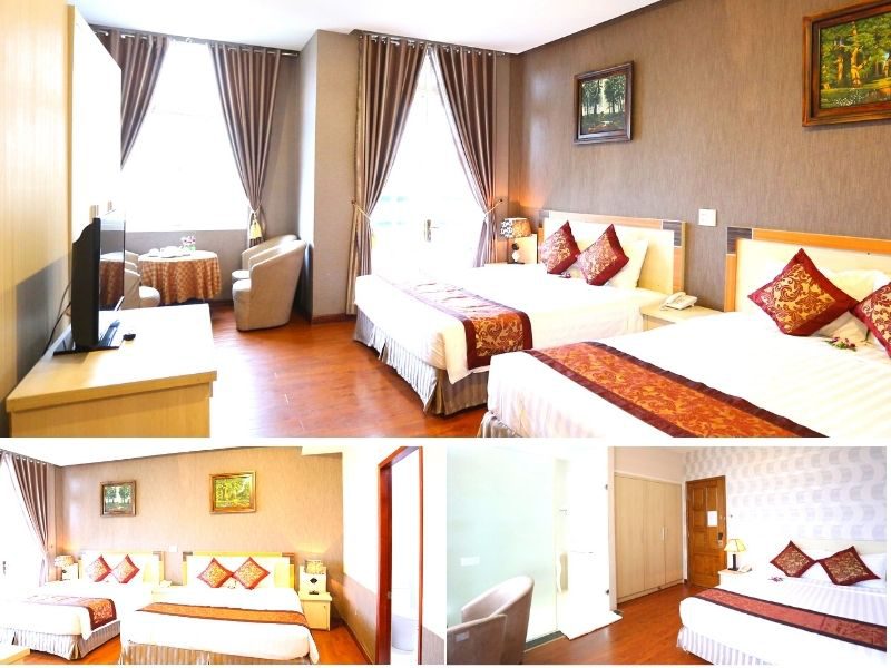 Phòng Family Deluxe của Phố Núi Hotel Dalat