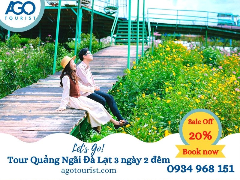 Tour du lịch Quảng Ngãi Đà Lạt 3 ngày 2 đêm