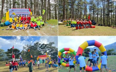 Hoạt động teambuilding trong tour Sài Gòn Đà Lạt 2 ngày 2 đêm