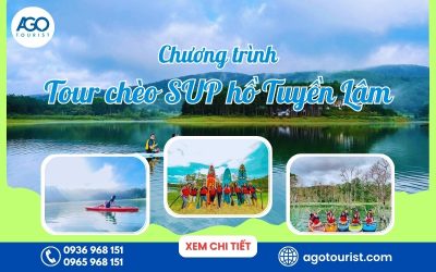 Tour chèo SUP hồ Tuyền LâmTour chèo SUP hồ Tuyền Lâm