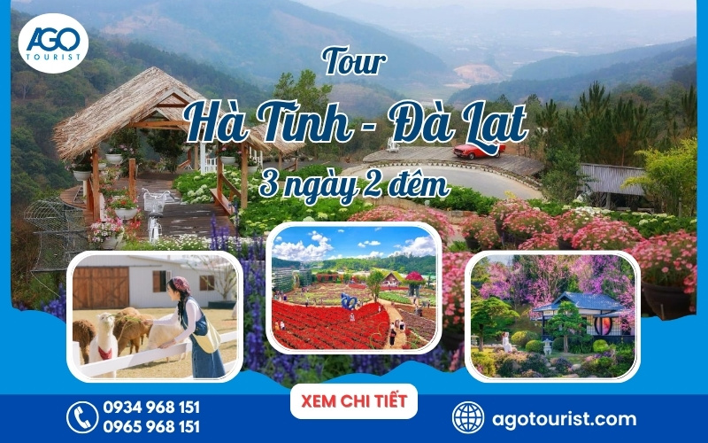 Tour Hà Tĩnh Đà Lạt 3 ngày 2 đêm
