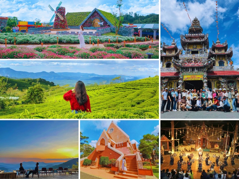 tour khởi hành từ Quảng Nam đi Đà Lạt 3 ngày 2 đêm
