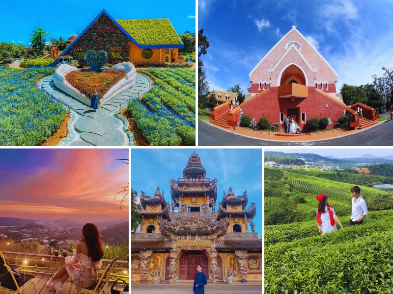 tour đi đà lạt bằng máy bay từ đà nẵng