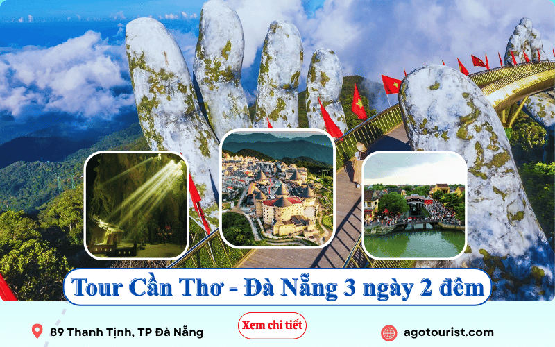 Tour từ Cần Thơ đi Đà Nẵng 3 ngày 2 đêm trọn gói