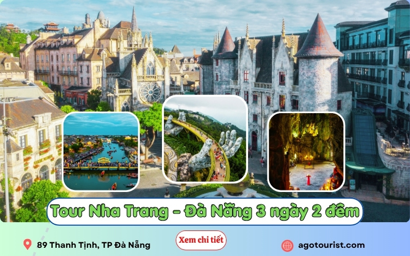 Tour từ Nha Trang đi Đà Nẵng 3 ngày 2 đêm