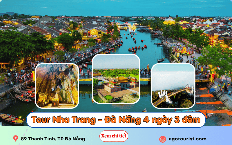 Tour từ Nha Trang đi Đà Nẵng 4 ngày 3 đêm (Huế – Hội An – Bà Nà)