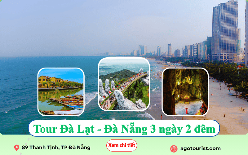 Tour từ Đà Lạt – Lâm Đồng đi Đà Nẵng 3 ngày 2 đêm