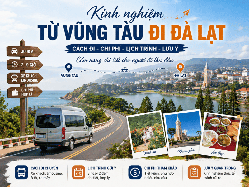 Kinh Nghiệm Từ Vũng Tàu Đi Đà Lạt Cho Người Đi Lần Đầu